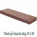 Thanh gỗ nhựa đa năng 20x80