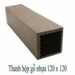 Thanh hộp gỗ nhựa 120x120