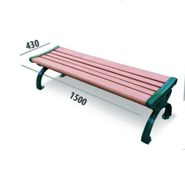 Ghế băng ngoài trời 1500x430x450