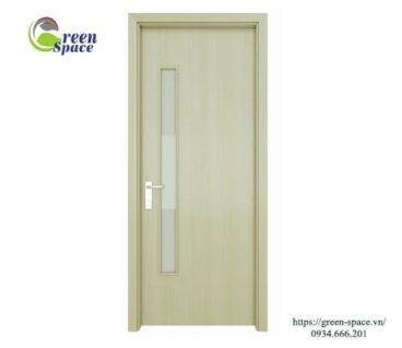 Cửa gỗ nhựa composite ô kính
