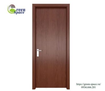Cửa gỗ nhựa composite phẳng p1-f10