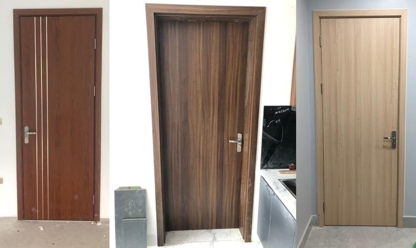 Mẫu cửa gỗ nhựa sinh thái nhựa composite ecoplast door