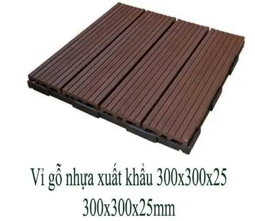 Vỉ gỗ nhựa xuất khẩu 300x300x25